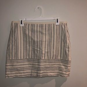 Madewell stripped skirt